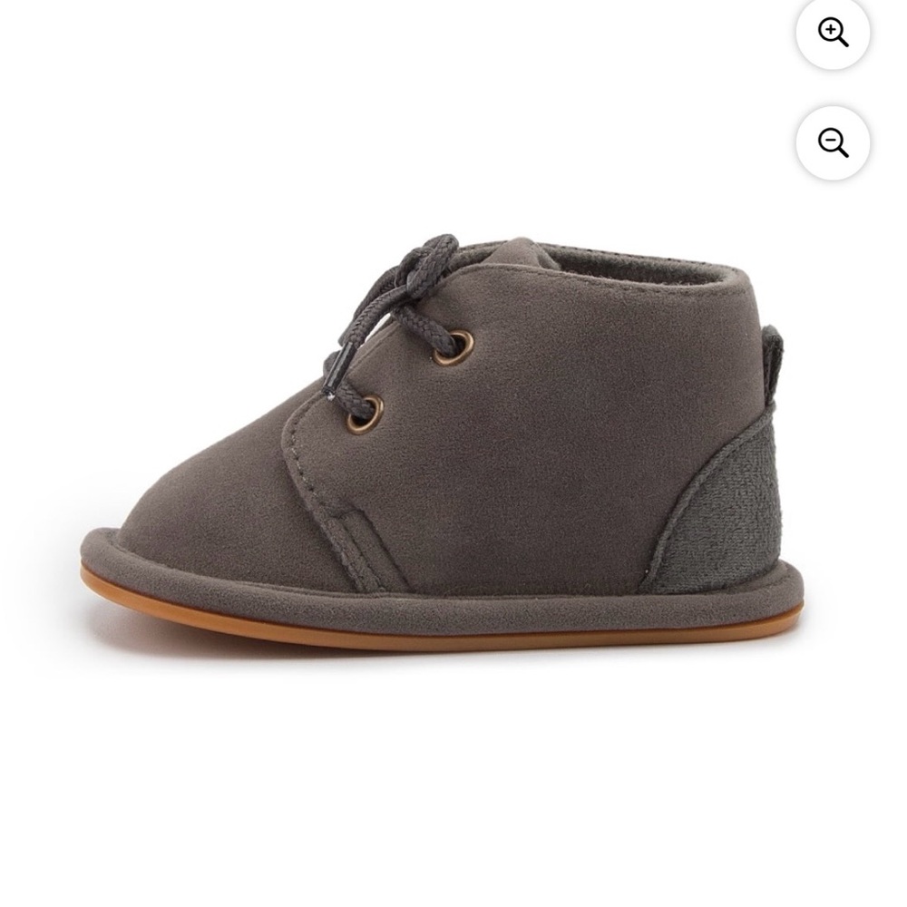 MECKIOR Baby Girls Boys Boots Infant Lace Up Booties Newborn Winter Shoes Size 1